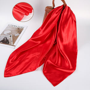 Décoration de sac, grand foulard en soie de 35 pouces, tendance, pour femmes et filles - Product Image 6