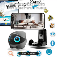 EBO Air2 Plus Umweltfreundlicher Plastik-Intelligenter Hunde-Roboter mit App-Steuerung 3K-Kamera Automatisches Aufladen Zwei-Wege-Audio-Kommunikation