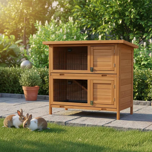 Direktverkauf ab Werk: Großer, günstiger Kaninchenstall, tragbares Tierhaus für die Aufzucht von Hühnern, Kaninchen und Kleintieren - Product Image 2