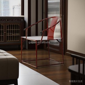 <span class=keywords><strong>Fauteuil</strong></span> urbain moderne en acier inoxydable avec coussin mobilier chinois élégant et rétro avec dossier - Product Image 3