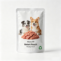 Bolsa de Embalaje Personalizada para Alimentos Crudos para Mascotas, Tipo Sous Vide, Mono PP, Retortable, para Alimentos Congelados, de Grado Alimenticio, Flexible