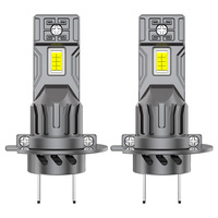 Ampoules LED Blanches 6000K à Branchement Direct, Design Mini 1:1, H1 H3 9005 9006 880 881 H11 H7 H4, Phares LED pour Voiture