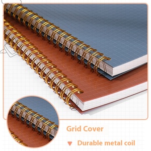Cuaderno en espiral A5 con 80 hojas, cubierta de PVC de cuero de tapa dura, 100 páginas interiores para estudiantes universitarios, uso diario de escritura - Product Image 4