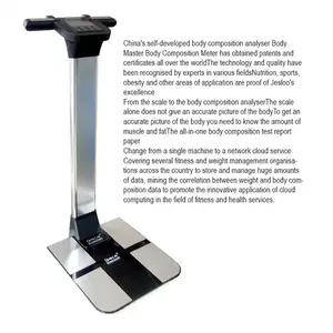 Bioelectric Balança de gordura corporal Análise de peso Análise de peso Medidor digital Máquina de Composição Corporal Nova Impedância Bioimpedância