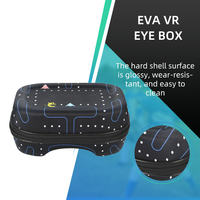 Logo personnalisé Anti-chute étanche fermeture éclair 3D VR étui à lunettes tampon sismique 7 pouces Durable Portable EVA sac à outils
