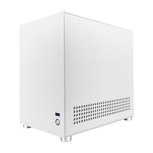 Caja Mini-ITX de chasis pequeño Caja de <span class=keywords><strong>PC</strong></span> ultraportátil huella pequeña para <span class=keywords><strong>PC</strong></span> de escritorio con panel lateral de vidrio - Product Image 3