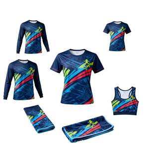 เสื้อวิ่งถักแบบสั่งทำพร้อมโลโก้ OEM ขายส่ง แห้งเร็ว พิมพ์ลายแบบ Discharge เป็นมิตรกับสิ่งแวดล้อม ระบายอากาศได้ดี เสื้อยืดวิ่งมาราธอนสำหรับทีม - Product Image 3