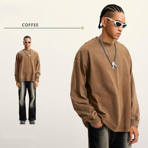 Sweat-shirt personnalisé BE270L 270GSM à épaules tombantes, vintage, surdimensionné, de luxe, de haute qualité, lavage à l'acide - Product Image 4