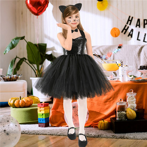 <span class=keywords><strong>Disfraz</strong></span> de Animal de la Selva para Niños de Halloween, <span class=keywords><strong>Disfraz</strong></span> de <span class=keywords><strong>Jirafa</strong></span>, Leopardo, Tigre, Gato, Vestido de Tul para Niñas de 1 a 10 Años - Product Image 3