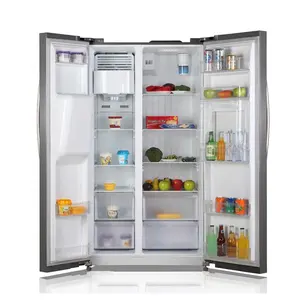 550L çok kapı yan yana buzdolabı buz yapım makinesi ve minibar satılık