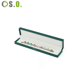 Boîte à bijoux de luxe personnalisée de haute qualité avec logo, emballage de mariage, boîte à bagues et colliers en cuir PU, boîtes à bijoux en papier - Product Image 1