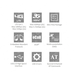 Quectel EC21-V LTE EC21 Mini PCIe série Original nouveau Module 4G IoT/M2M-optimized LTE Cat 1 Module - Product Image 4