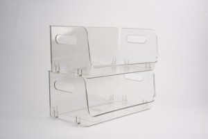 大容量多層テーブル整理ラックマルチレベルカップストレージデバイス大容量ストレージボックス & ビン付き - Product Image 6