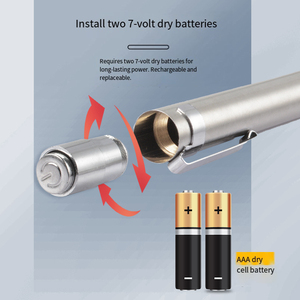 Lápiz portátil Madical Light <span class=keywords><strong>Instalar</strong></span> pilas AAA <span class=keywords><strong>Linterna</strong></span> aplicable para exámenes de oído, nariz, ojos y garganta - Product Image 3