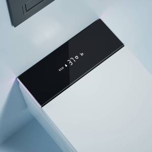 Thiết kế hiện đại tự động kéo dài chịu lực cao P-trap một mảnh <span class=keywords><strong>WC</strong></span> thông minh treo tường nhà vệ sinh treo tường nhà vệ sinh - Product Image 2