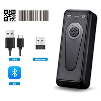Lecteur de codes-barres DM3 sans fil 1D 2D CMOS USB, mini lecteur QR de poche, compatible IOS Android Windows pour paiement mobile