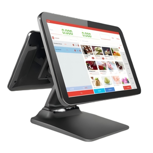 Ripiegabile 15.6 pollici Touch Screen <span class=keywords><strong>POS</strong></span> terminale <span class=keywords><strong>registratore</strong></span> <span class=keywords><strong>di</strong></span> <span class=keywords><strong>cassa</strong></span> <span class=keywords><strong>con</strong></span> LED8-VFD-11.6 pollici 2 ° Display per la <span class=keywords><strong>cassa</strong></span> del Catering - Product Image 1