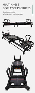 Máquina de <span class=keywords><strong>Pilates</strong></span> Reformer de Aluminio Avanzada para Gimnasios Comerciales y Estudios de Fitness en Casa - Product Image 5