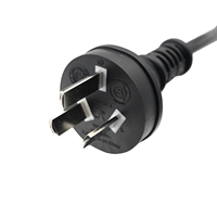 Cable de Alimentación con Conexión a Tierra de 3 Pines Estándar Argentino C13 IRAM 2073 H05VV-F 3G para Monitor de Computadora, TV, Impresora, Electrodomésticos