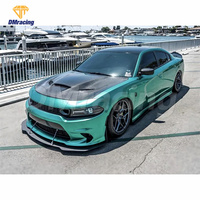 Capot de capot en fibre de carbone forgé de style OEM pour Dodge Charger Hellcat Srt 2015-2023