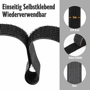 <b>Hook</b> and Loop Transparent Custom <b>Hook</b> & Loop Straps Self-<b>adhesive</b> Wellcro Tapes <b>Adhesive</b> Nylon <b>Hook</b> and Loop Velcroes - Product Image 2