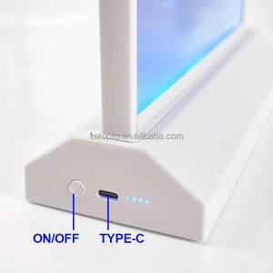 Soporte de mesa de venta directa de fábrica A4 LED restaurante menú Caja de Luz cartel comida pantalla iluminada led iluminación menú tablero - Product Image 6