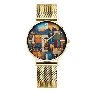 Reloj de Mujer de Negocios, Diseño Único y Elegante, Personalizable, Movimiento de Cuarzo Japonés, Esfera de Cristal, Caja de Acero Inoxidable - Product Image 2