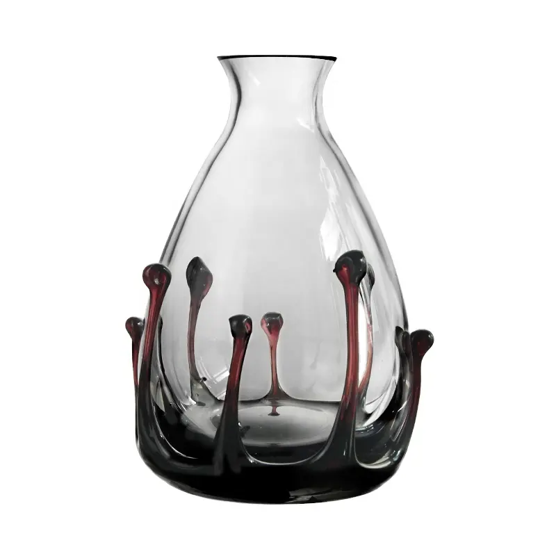Handmade Glass Bottle Decanter Creative Bottle Glass Whiskey Decanter Sets for Cocktails and Water