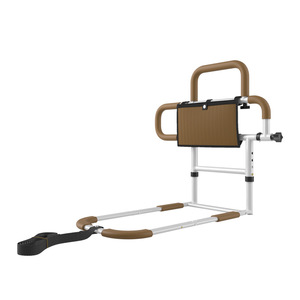 Bedside Grab Bars Foldable <b>Bed</b> Rails 59cm For Elderly <b>Disabled</b> Pregnant Safety Support With Adjustable Height And Binding Strap - Product Image 4