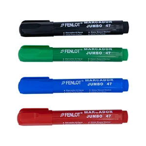 Best Selling 12 Colors Water Based Ink Marker Pen Custom Logo For School/Office 047