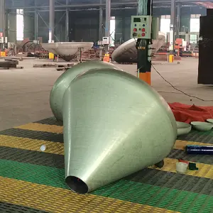 China Manufacture Custom Carbon Steel Cone Head Tank Cone Bottom Head