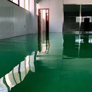 100% Solid Epoxy <b>Floor</b> Paint Self-Leveling for Garage Warehouse Offices-Liquid Appearance Spray & <b>Roller</b> Application - Product Image 5
