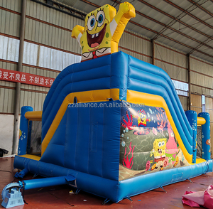 Precio de fábrica, puente inflable, castillo <span class=keywords><strong>hinchable</strong></span>, <span class=keywords><strong>Bob</strong></span> <span class=keywords><strong>Esponja</strong></span>, alquiler comercial a la venta - Product Image 4