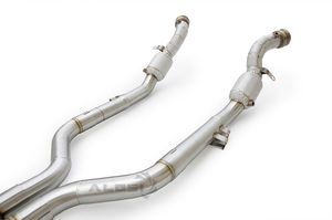 Downpipe en acier inoxydable 304 pour Mercedes S600 W221 5.5T <span class=keywords><strong>V12</strong></span> M275, soudé TIG, cintré au mandrin, avec port pour capteur O2, 2006-2013 - Product Image 6