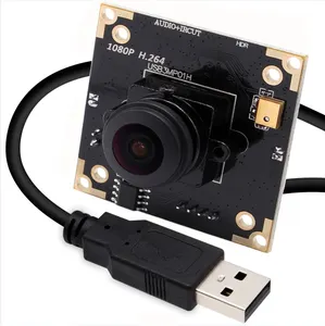 ELP modul kamera USB WDR 3MP 1920x1080 H.264 MJPEG 30FPS Mini modul Webcam UVC dengan 180 derajat lensa mata ikan untuk ATM,Robot, kios