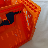 Vente en gros d'usine caisses à légumes pliables en plastique boîtes de rangement empilables paniers de rangement pliés pour fruits personnalisés