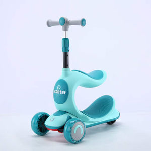Trottinette pour bébé 3 en 1 Jouet pour enfants Trottinette pliable Hauteur réglable <span class=keywords><strong>Planche</strong></span> à roulettes - Product Image 6