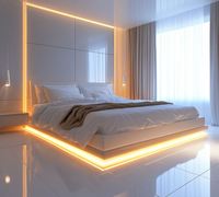 Juego de muebles de dormitorio de alta calidad Cama moderna de lujo King Size Cama cómoda de cuero doble para dormitorio
