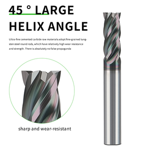 Đa Chức Năng Alcrn + Tráng Tungsten Carbide 4-Sáo End Mill Hiệu Quả Cao CNC Công Cụ Cắt ODM OEM Tùy Chỉnh - Product Image 3