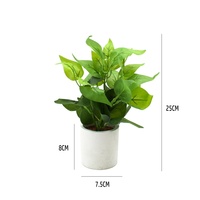 Plantes artificielles avec pot, plantes d'intérieur artificielles réalistes, plante artificielle en pot pour la maison, le bureau, l'hôtel et la décoration de table
