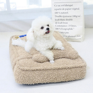 Dachshund Pet Mattress Rectangle Polyester Fiber <b>Fill</b> Hand Wash For Dog Four Seasons Use - Product Image 1