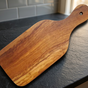 Planche à découper ronde polyvalente en bois poli, épaisseur 1,5 cm, compatible lave-vaisselle, pour usage domestique, hôtelier et en restaurant, coupe-légumes - Product Image 3