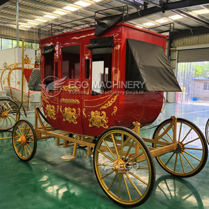 2025 nouveau Style timbre tiré par des chevaux chariot entraîneur de courrier chine chariot tiré par des chevaux transport spécial dessiné par des chevaux - Product Image 2