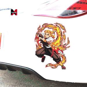 Autocollants de voiture en vinyle réfléchissant Kawaii <span class=keywords><strong>Demon</strong></span> <span class=keywords><strong>Slayer</strong></span>, autocollants d'<span class=keywords><strong>anime</strong></span> Kimetsu No Yaiba pour enfants - Product Image 4
