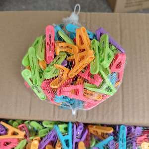 50 pezzi economici mollette pendenti in tessuto di plastica - Product Image 3