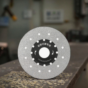 Disque de coupe pour <span class=keywords><strong>scie</strong></span> diamantée en acier brasé poreux de 4 pouces Carreaux de meulage <span class=keywords><strong>circulaire</strong></span> à grande vitesse Peinture industrielle-Dry OEM Disponible - Product Image 4