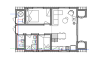 Villa moderne de luxe à deux étages Installation rapide Maison préfabriquée Triangle en bois A-Frame Tiny House Kit