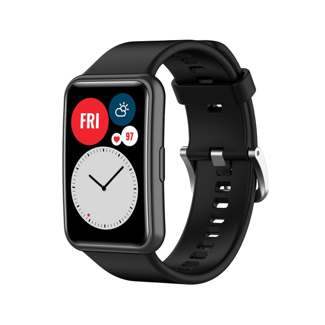 Silicone Strap Smartwatch Replacement Part Sport Wrist Band Watchband for Huawei Watch Fit Smart Wristband
