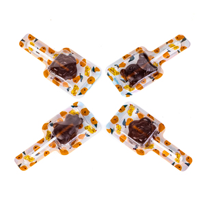 Không nhờn Mùa Thu Lê dán kẹo mút hình dạng hoạt hình kẹo dẻo Kẹo Trái Cây có hương vị cá nhân gói tươi mát bình thường - Product Image 3