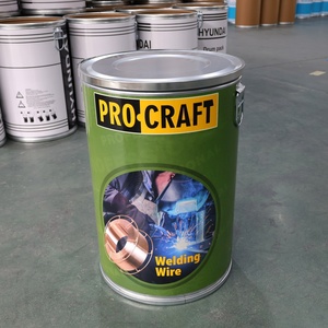 Tambor de Alambre de Soldadura de Acero al Carbono de 250 kg |   Barril de Cartón Apilable Reutilizable CH - Product Image 5